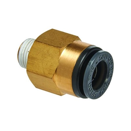 S.U.R. & R. Auto Parts Straight M Conctr 3/8"TubeX1/8"NPT (2) SRRABM320